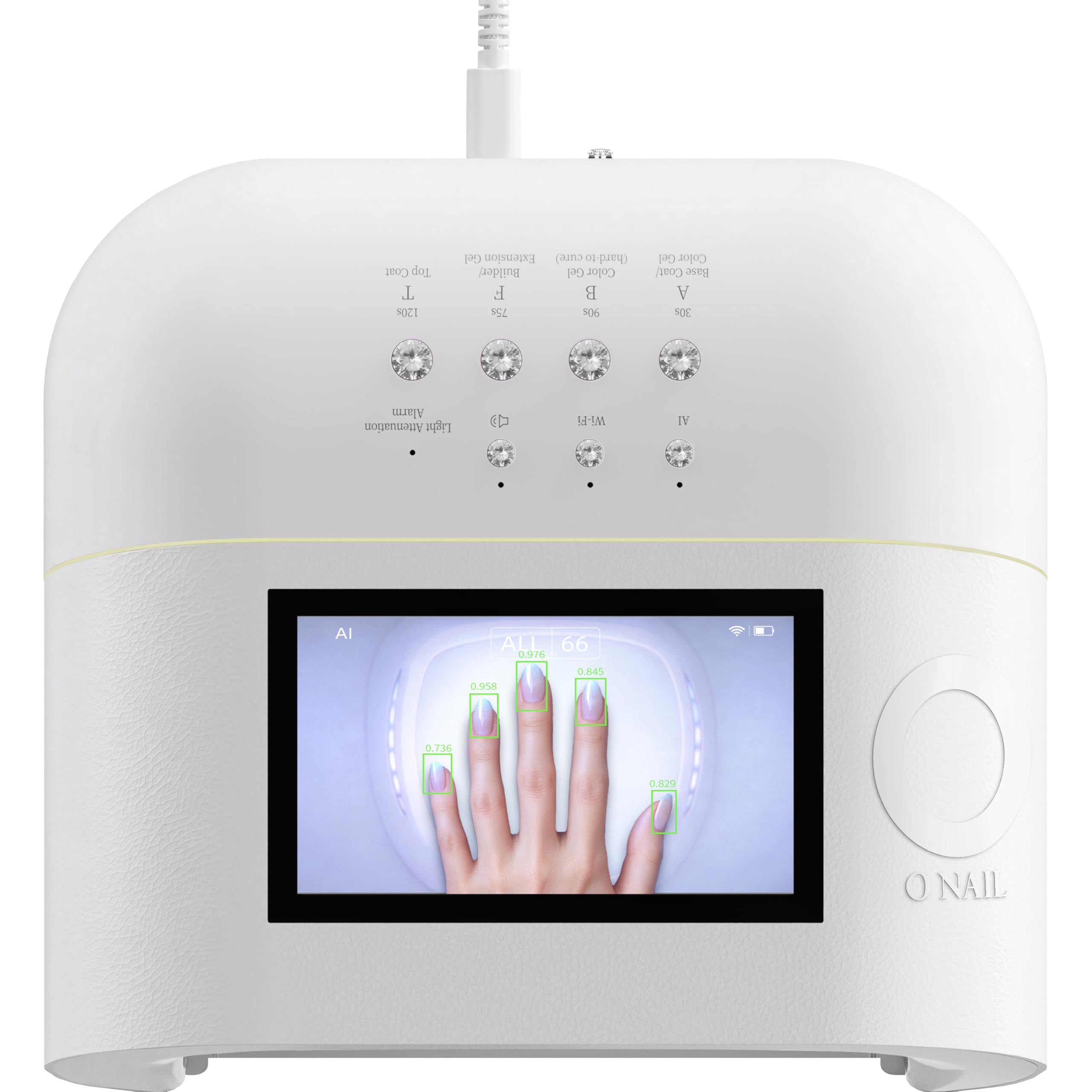 Amazon.com: AI UV LED Nail Lamp for Gel Nails - O NAIL AI Smart